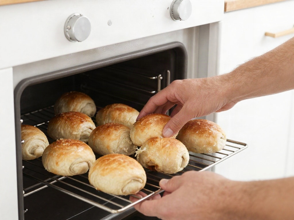 Brötchen wieder knusprig machen