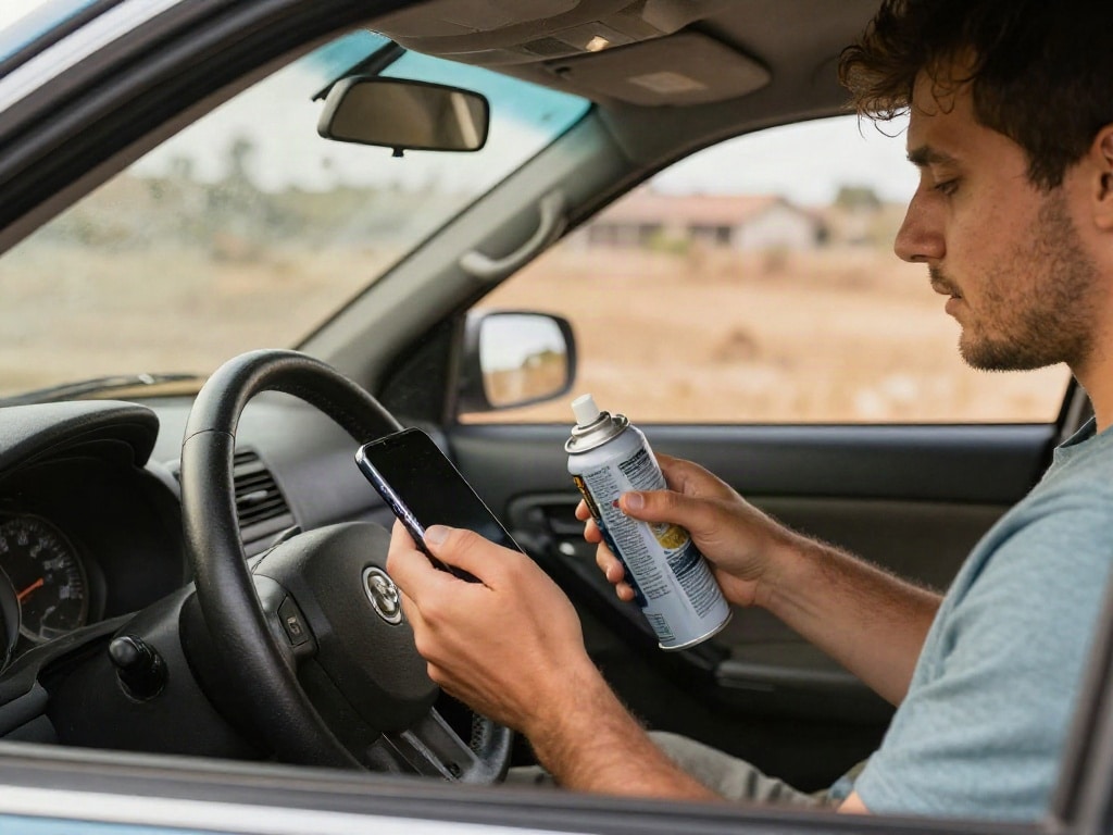 Gegenstände nicht im Auto lassen Sommer