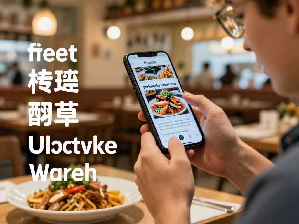 Speisekarte Handy übersetzen