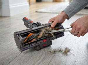 Staubsaugerbürste Haare entfernen