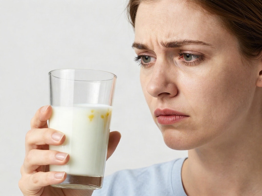 Milch schlecht erkennen