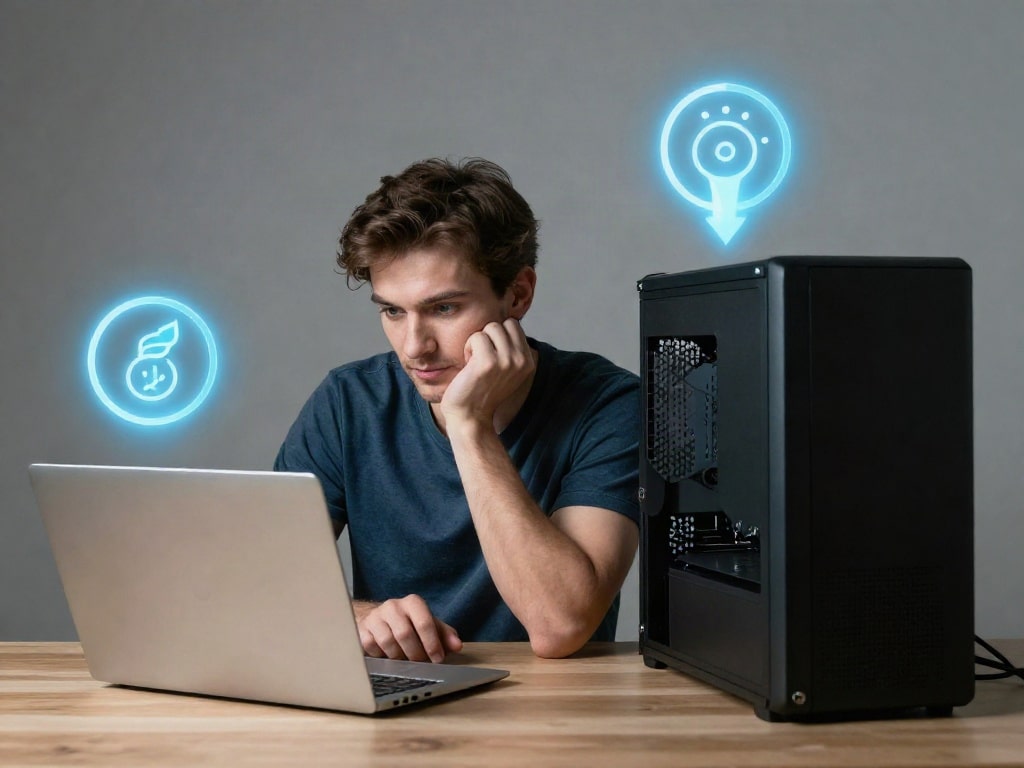 Laptop statt PC Strom sparen