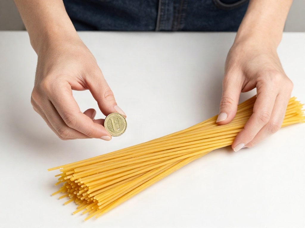Portionsgröße Nudeln ohne Waage