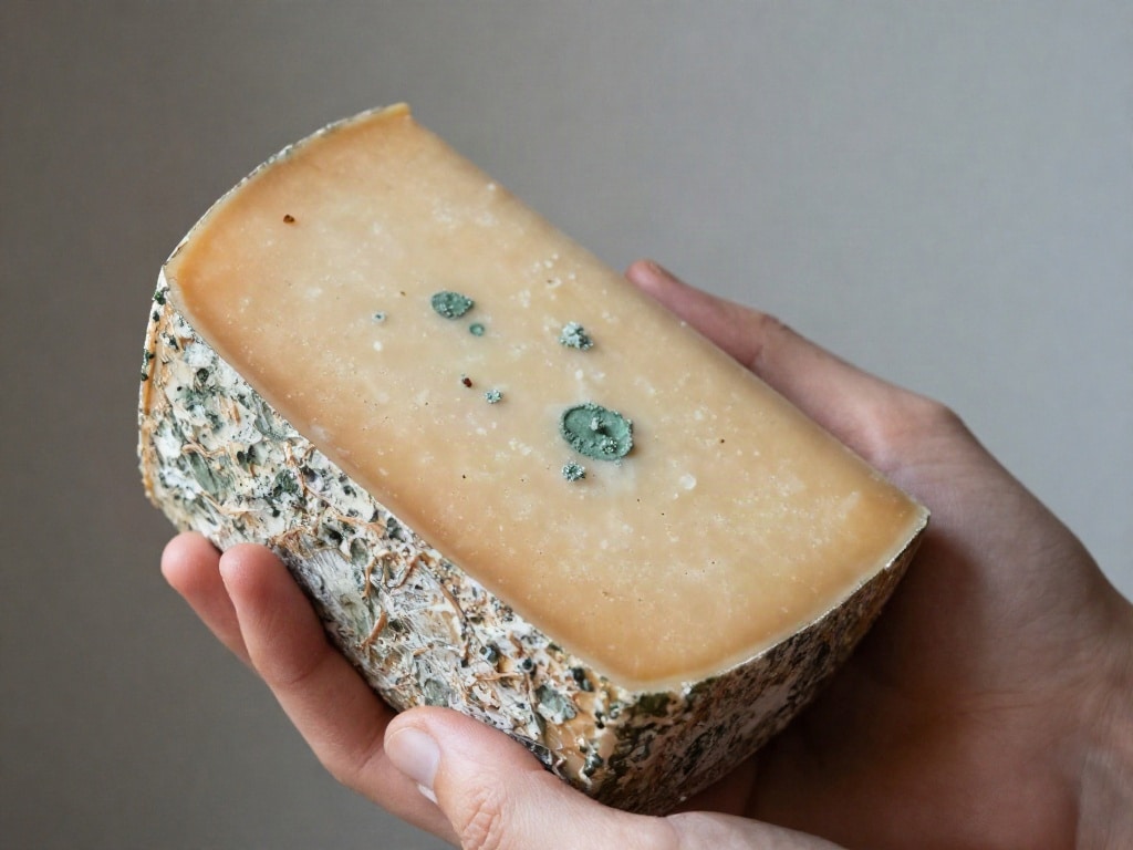 Käse Schimmel abschneiden