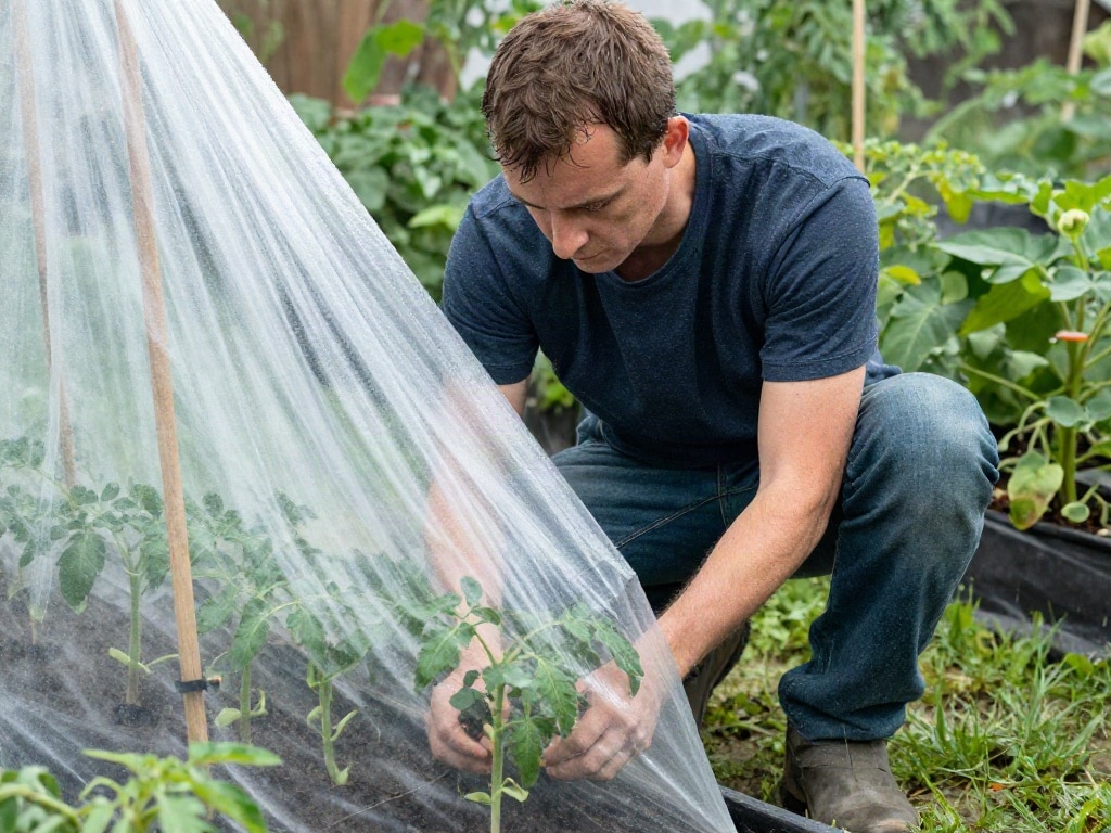 Tomaten vor Regen schützen