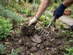 Boden verdichtet Garten