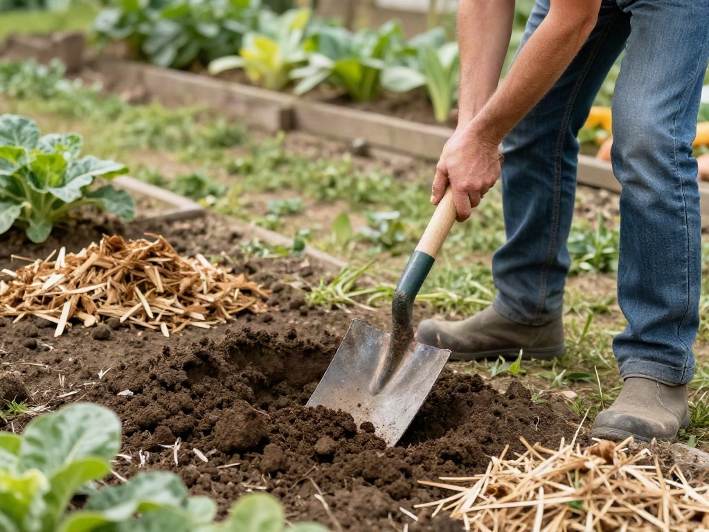 Boden verdichtet Garten