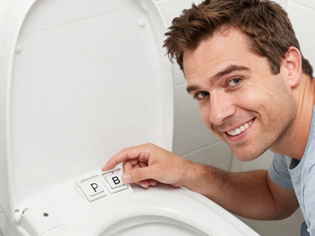 WC Spülung Wasser sparen
