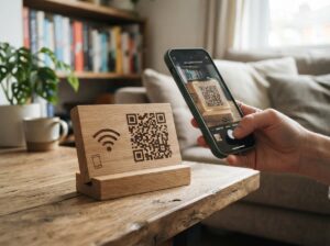 WLAN Passwort teilen QR Code