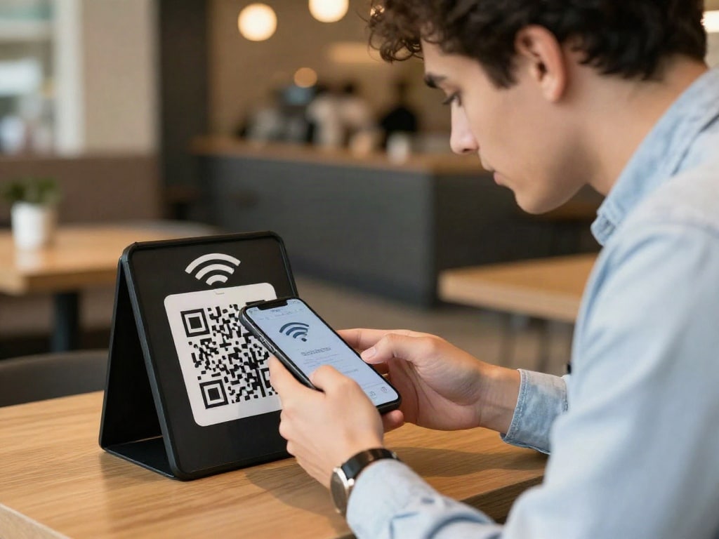 WLAN Passwort teilen QR Code